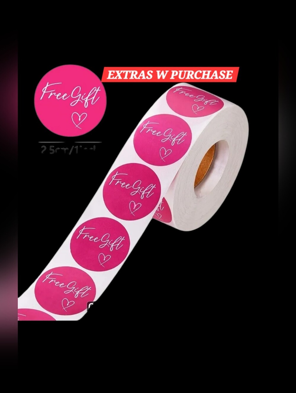 500ct. Bright Pink "Free Gift" Bonus: Random 3 Polymailers